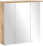 Merkloos Milan Nora Spiegelkast - Eikenhouten Decoratie - Landhuisstijl - 70.5 x 16 x 72.5 cm