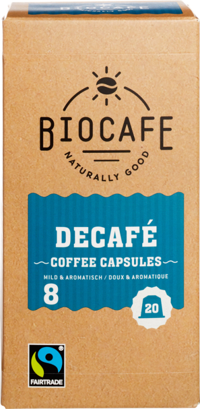 Bio Café Koffiecaps decafe bio 6 x 100gr