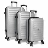 Sunset Ensemble de valises Argent 95/56/27 L Ensemble de 3