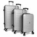 Sunset Ensemble de valises Argent 95/56/27 L Ensemble de 3
