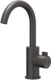 IVY Tribe Wastafelkraan - Hoge Draaibare Uitloop - Geborsteld RVS 316 Carbon Black PVD