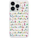 Apple Siliconen hoesje compatibel met iPhone 14 Pro Birds