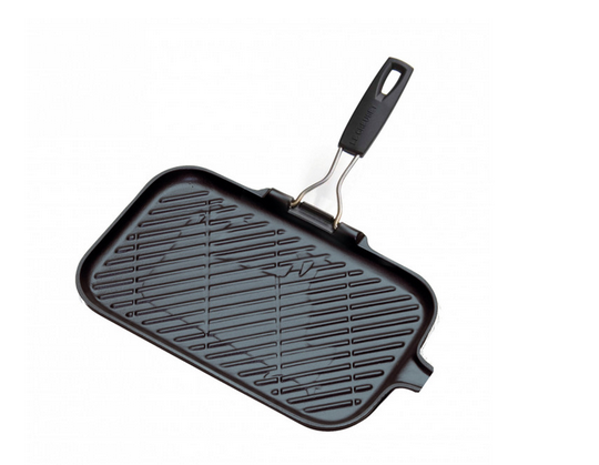 Le Creuset 20049000000400 Pan Zwart Rechthoek Gietijzer