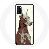 Maniacase Hoesje voor Oppo A16 Doberman Hondenras
