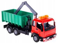 Bburago Containerwagen met Hefarm - Metalen Speelgoed
