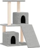 vidaXL Kattenmeubel met sisal krabpalen 82 cm lichtgrijs