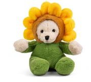 LITTLE Living Nature speelbloem, pluche zonnebloem, zacht speelgoedcadeau voor kinderen