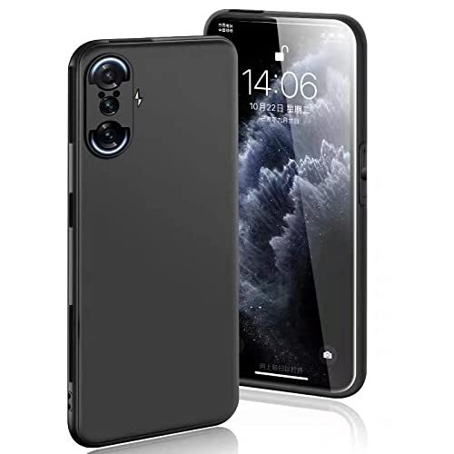 PUTCAR Ultradunne beschermhoes voor Xiaomi Poco F3 GT 5G, schokbestendig, zachte en elegante TPU behuizing voor Xiaomi Poco F3 GT 5G, zwart