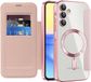 Techsuit SmartMag Book Wallet Case voor Samsung Galaxy A15 4G/5G - Roze