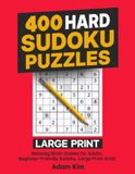 400 Hard Sudoku Puzzles - Large Print