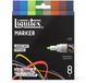Liquitex 3699488 Acrylic Marker Set Landscape – 8 stuks – 2mm – Hoogdekkende verfmarkers – Natuur & landschapskleuren