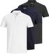JACK&JONES ESSENTIALS JJEBASIC POLO SS 3PK MP NOOS Heren Poloshirt - L - Katoen - Navy Blazer Pack:W. White+Black