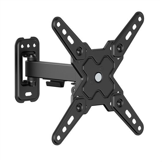 Value TV muurbeugel, 2 draaipunten, 13-43 inch, maximaal 20 kg, Zwart