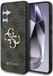 Guess Hardcase 4G Big Metal Logo GUHCS25M4GMGBR pour Samsung Galaxy S25 Plus - Marron