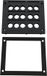 TRU COMPONENTS TC-KDL 3/15 Kabelinvoeringsplaat Klem-Ø (max.) 16 mm PA Zwart 1 stuk(s)
