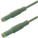 SKS Hirschmann MLS SIL GG 200/1 Veiligheidsmeetsnoer Banaanstekker 4 mm Banaanstekker 4 mm 2.00 m Groen 1 stuk(s)