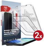 Rosso Screenprotector Geschikt voor iPhone 17 | 9H Tempered Glass | Beschermglas | Glasplaatje | Case Friendly | Installatietray | Geen luchtbellen & stof | Eenvoudige montage | 2-Pack