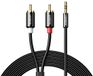 Ugreen AV116 - Audiokabel - 3,5 mm Mini Jack naar RCA - 5m - Zwart