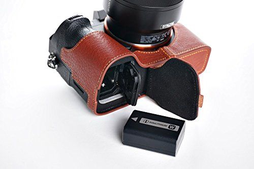 TP Handgemaakte Echt Lederen Camera Case Cover Voor Sony A7 II A7R M2 A7S Mark II Bruin