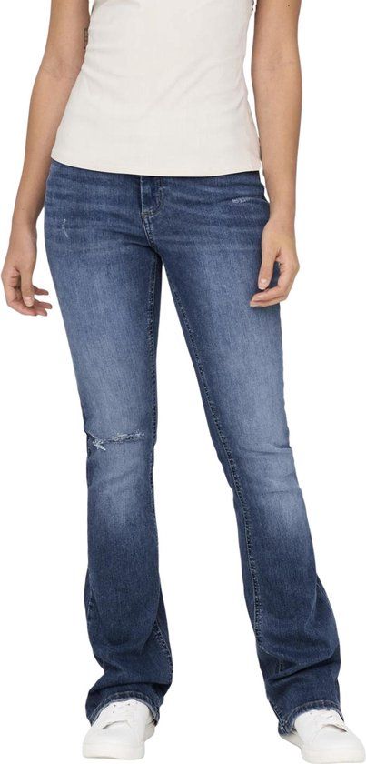 ONLY ONLBLUSH MID FLARED TAI305 Flared Jeans - Medium Blue Denim - Women's