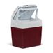 Mobicool ME27 Elektrische koelbox, 26 liter, wijnrood, mini-koelkast 12/230 V voor auto, vrachtwagen, boot, vrije tijd en camping