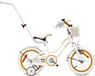 Sun Baby Heart Bike Fiets pour une fille de 3 à 5 ans, 14 pouce Blanc Or