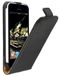 Mumbi Flip case Zwart Leer voor Apple iPhone 5c