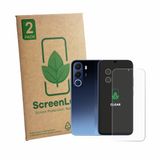 ScreenLeaf Bedifol GmbH 2 Stuks Screenprotector voor realme C100x (Voor+Camera) - Hoogwaardige Beschermfolie transparant
