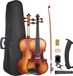 VEVOR set de violon 4/4 bois massif brun mat