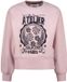 Vingino Nydra Meisjes T-shirt Lange Mouw Ronde Hals Katoen 95% Elastaan 5% Gloss Lilac Maat 176