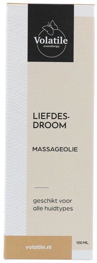 Volatile Liefdesdroom Massageolie glas met pomp 100 ml