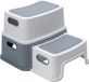 Wan GmbH Marchepieds pour enfants - Robuste et stable - Capacité de charge 100 kg - Gris/Blanc