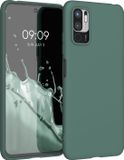kwmobile telefoonhoesje geschikt voor Xiaomi Redmi Note 10 5G - Back cover in blauwgroen