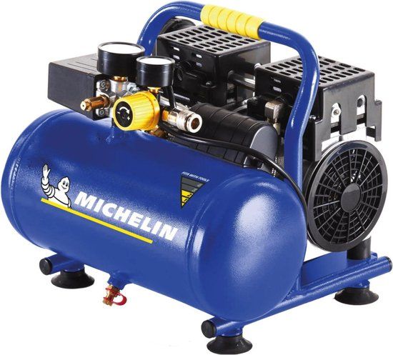 Michelin MX 6-1 Low Noise Compressor - 6 Liter - 130 L/min - 8 Bar - 750W