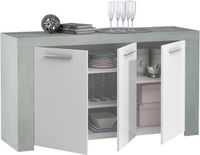 CaliCosy Dressoir Grijs Hout, Kunststof, Spaanplaat