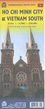 HO CHI MINH CITY & VIETNAM SOUTH Stadsplattegrond - Wegenkaart - landkaart Ho Chi Minh City (Saigon) &