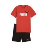 PUMA Ess 2 Color No. 1 Logo Tee and Shorts Set B