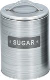 Lifetime Cooking Bewaarblik Suiker Zilver 20 Cm