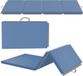 HOMCOM Tapis de gymnastique - Bleu clair - 180x80x5cm