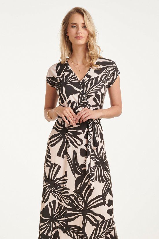 Smashed Lemon Dress 26195 off white black 64403