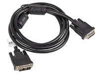 Lanberg CA-DVIS-10CC-0018-BK DVI-D (18 + 1 pol) stekker op DVI-D (18 + 1 pol) stekker single link kabel, 1,8 m zwart