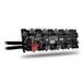 NOX XTREME PRODUCTS HUMMER D-HUB - 18-poorts ARGB en PWM Hub voor pc-gaming, ventilator- en verlichtingsregeling, SATA-aansluiting en bediening aan boord, zwart
