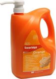 SC Johnson Swarfega Orange Handzeep 4 Liter met Ingebouwde Pomp