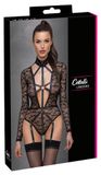 Cottelli Rio Jarretel Body Extra Verleidend zwart Elastaan Polyamide