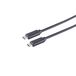 S/CONN maximum connectivity S/CONN USB-C naar USB-C kabel - USB 3.2 Gen 2x2 - 20 Gbit/s - 60W PD - 4K 60Hz - 0.25m - Zwart