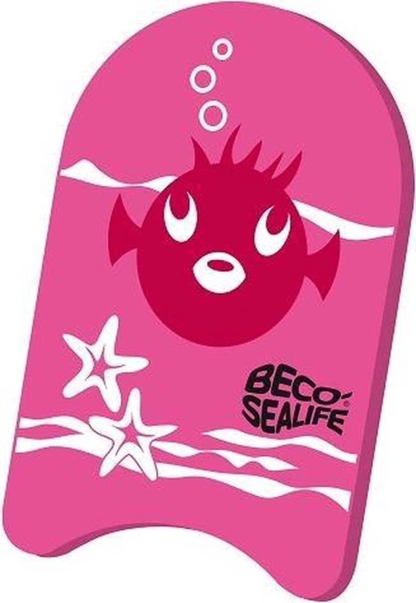 Beco Beco Sealife Zwemplank Drijfplank Roze - 34 cm