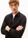 Tommy Hilfiger Interlock Regular Fit Long Sleeve Polo Shirt Black L Men