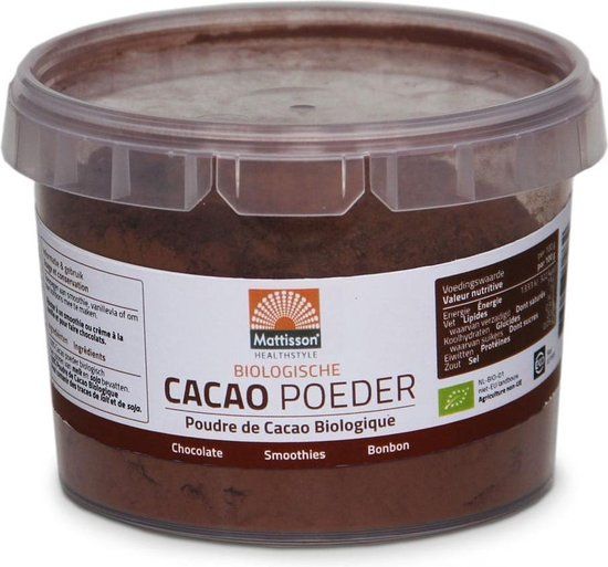 Mattisson Biologische Cacao Poeder - 300 Gram - Vegan
