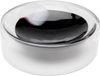 Kare Design Plateau Balance Ø30cm Verre Noir
