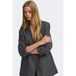ONLY ONLLINDA LS BOYFR MEL BLAZER TLR NOOS Dames Blazers Dark Grey Melange